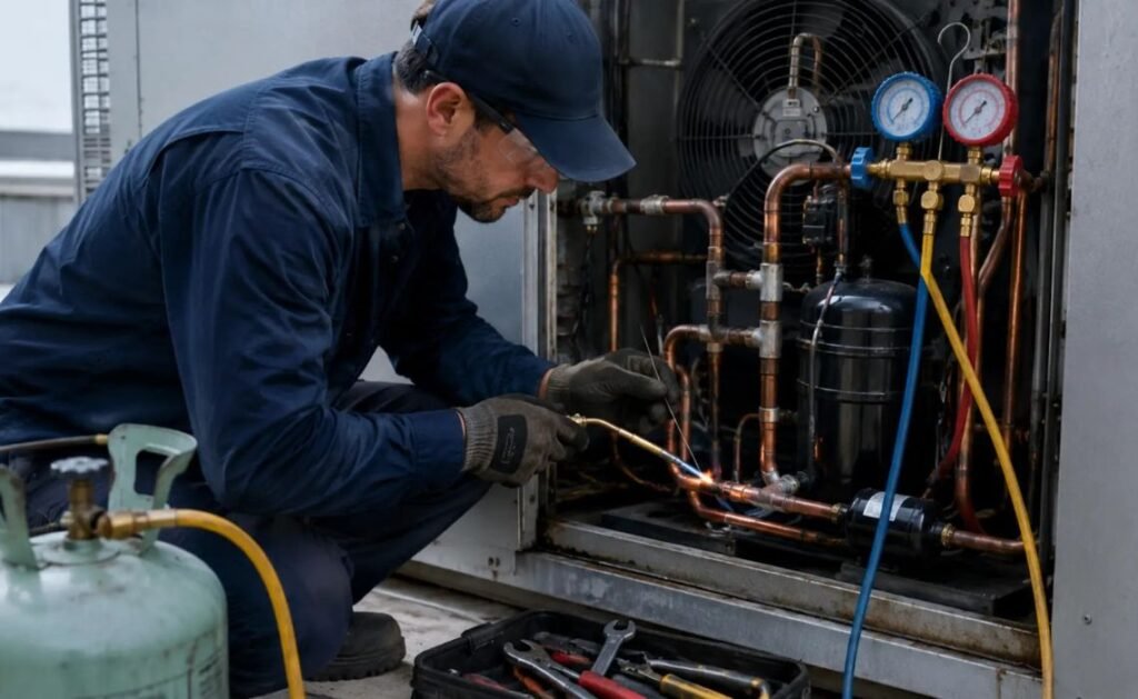 Deep Freezer Gas Leakage