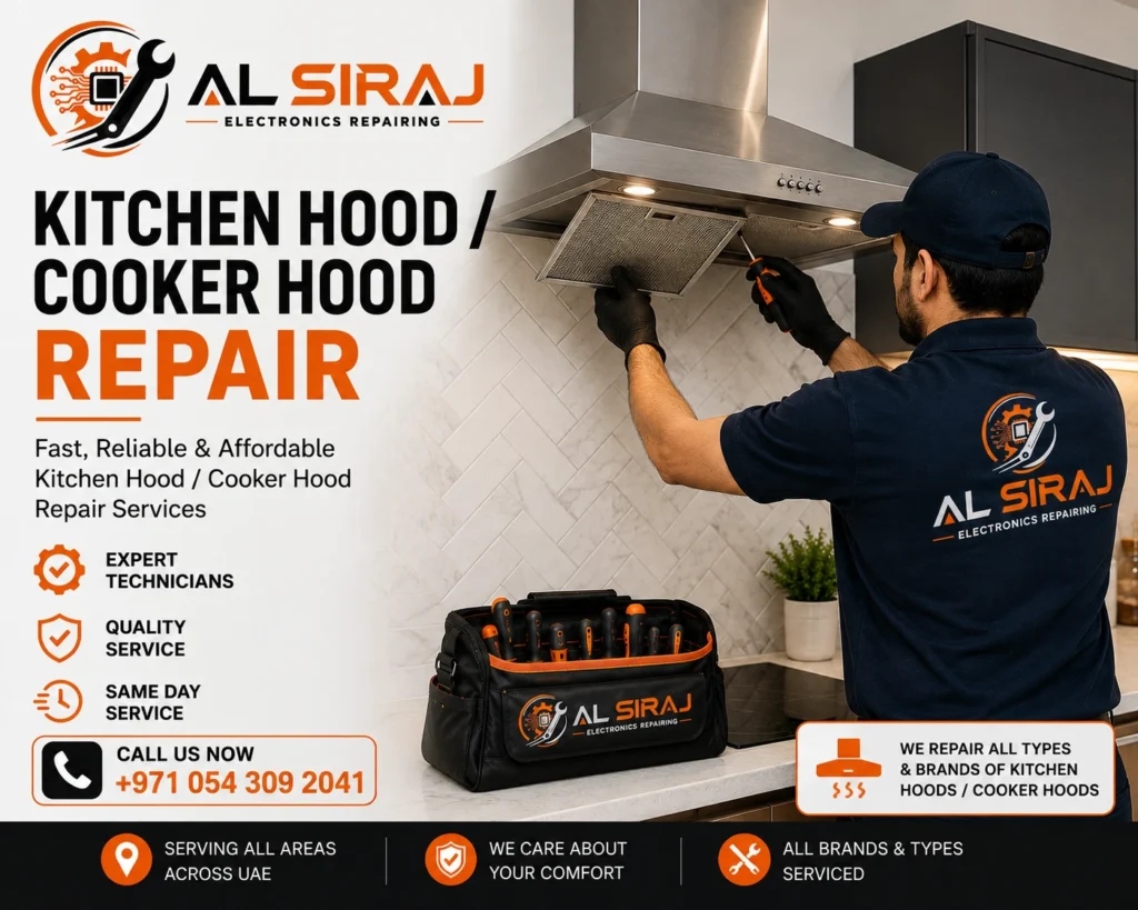 Kitchen Hood Cooker Hood Repair