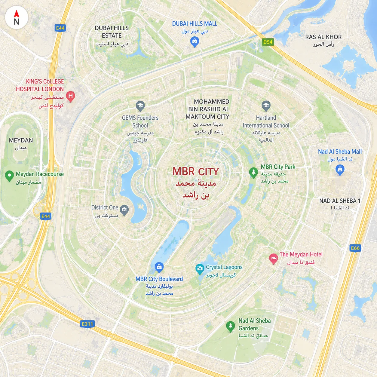 MBR City Map