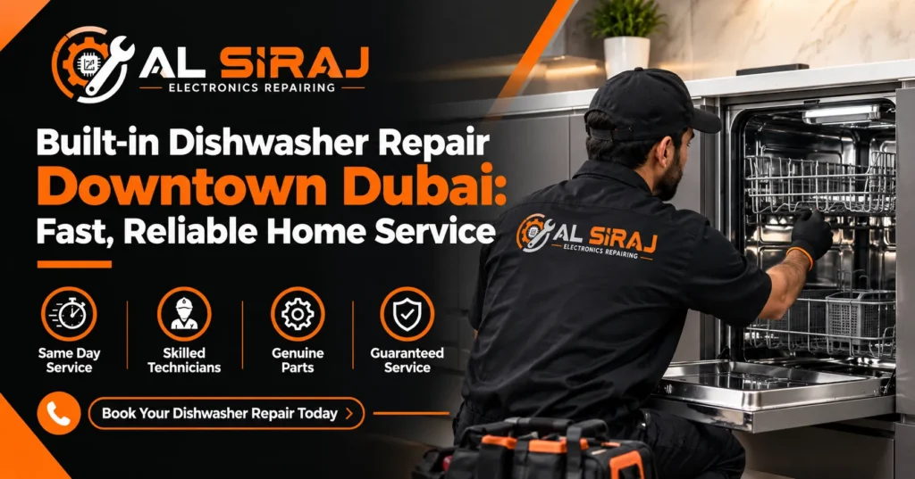 Built-in Dishwasher Repair Downtown Dubai