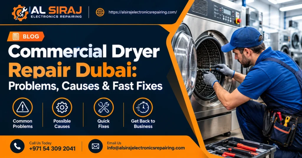 Commercial Dryer Repair Dubai