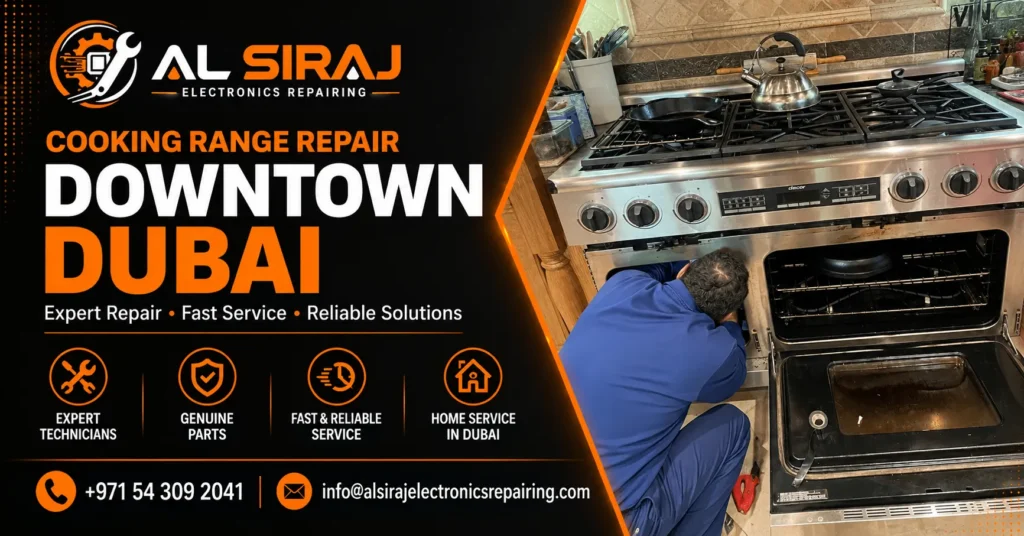 Cooking Range Repair Downtown Dubai
