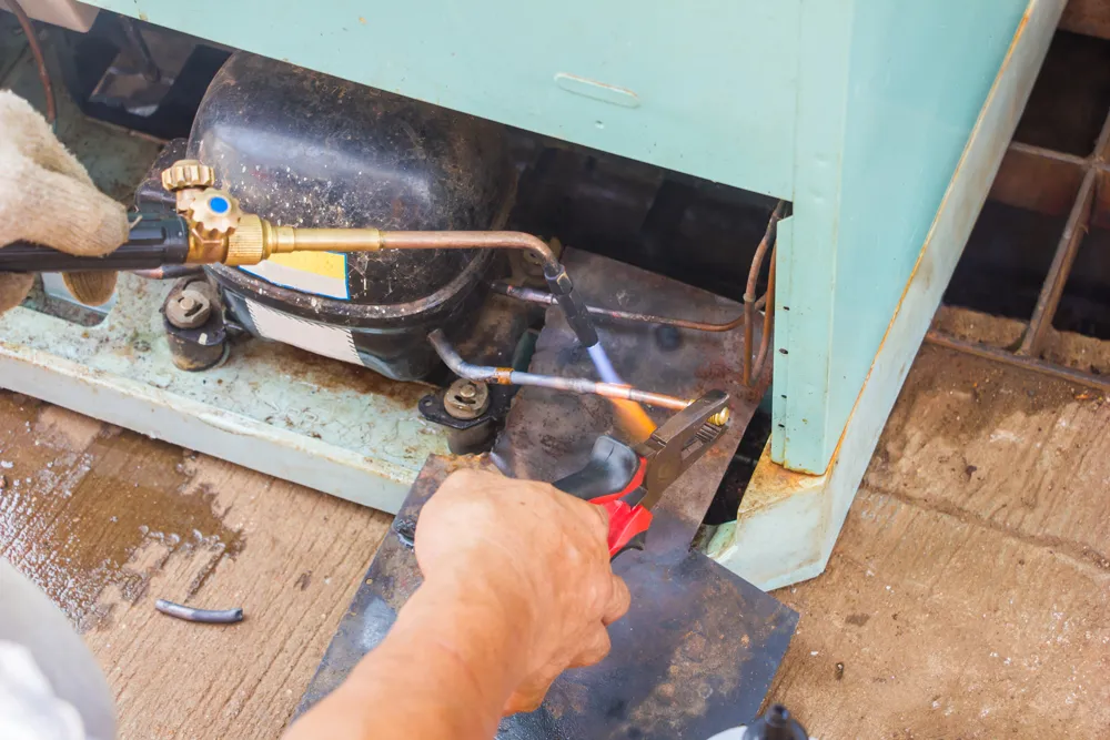 Freezer Slow Refrigerant Leak​