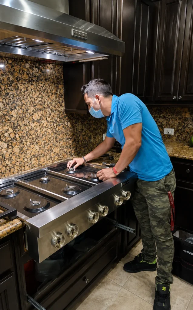commercial gas cooking range repair