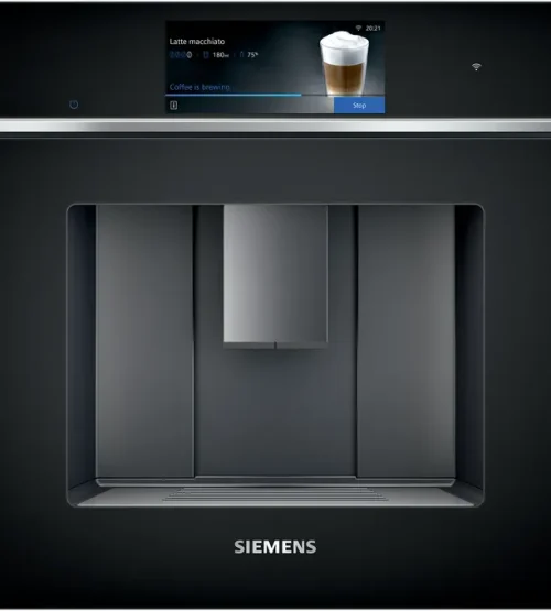 Built-In Fully Automatic Coffee Machine black