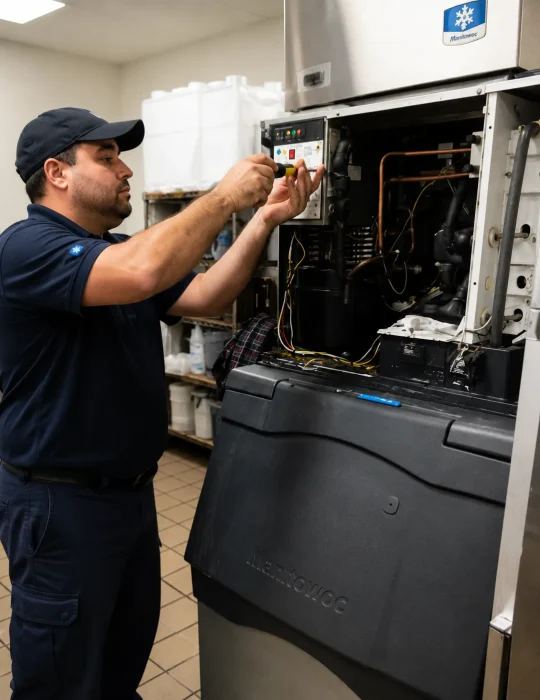 commercial ice maker repair dubai